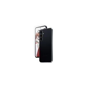 PanzerGlass SAFE. by ® 3-i-1 Beskyttelsespakke Samsung Galaxy A55 5G, Samsung, Samsung - Galaxy A55 5G, Tør påføring, Ridseresistent, Stødresistent, Transparent, 1 stk