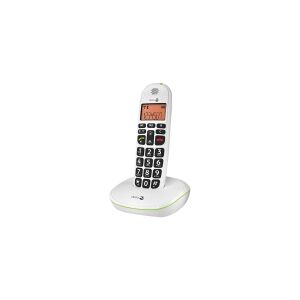 DORO PhoneEasy 100w - Trådløs telefon med opkalds-ID - DECT\GAP - hvid