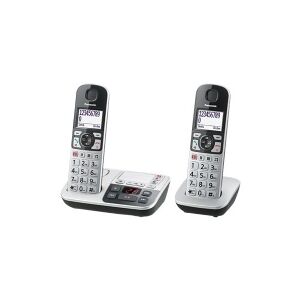 Panasonic KX-TGE522GS sølv/sort Seniortel./SOS-knap/AB