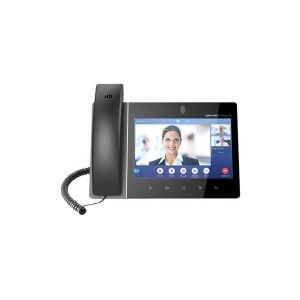 Grandstream Networks Grandstream GXV3380 - IP-videotelefon - med digitalkamera, Bluetooth interface - IEEE 802.11a/b/g/n/ac (Wi-Fi) - 7-vejs opkaldskapacitet - SIP, RTCP, RTP, SRTP - 16 linjer