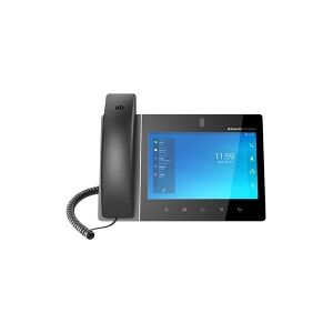 Grandstream Networks Grandstream GXV3480 - IP-videotelefon - med digitalkamera, Bluetooth interface - IEEE 802.11a/b/g/n/ac/ax (Wi-Fi) / Bluetooth 5.0 - 12-vejs opkaldskapacitet - SIP, RTCP, RTP, SRTP - 16 linjer