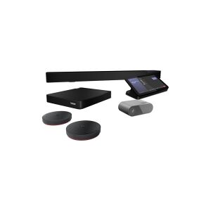 Lenovo ThinkSmart Core - Full Room Kit - videokonferencepakke - med 3 års Lenovo Premier Support + First Year Maintenance - Certified for Microsoft Teams Rooms - sort