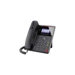 HP Poly Edge B30 - VoIP-telefon - 5-vejs opkaldskapacitet - SIP - 16 linjer - sort