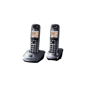 Panasonic KX-TG2512PDM - Trådløs telefon med opkalds-ID - DECT\GAP + ekstra telefonrør - (Engelsk brugervejledning-/ Sprog)