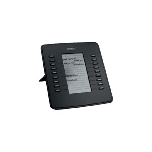 Snom technology snom D7 - Modul til forøgelse af taster for VoIP-telefon - sort - for snom 715, 720, 720 UC edition, 760, 760 UC Edition