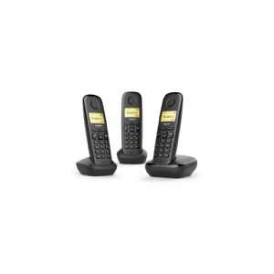 Gigaset Communications GIGASET WIRELESS PHONE A170 TRIO BLACK (L36852-H2802-D211)