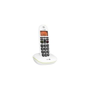 DORO PhoneEasy 100w - Trådløs telefon med opkalds-ID - DECT\GAP - hvid