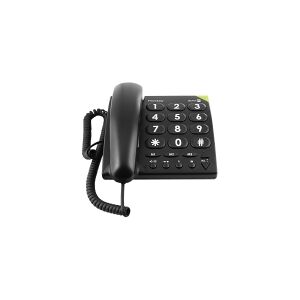 DORO PhoneEasy 311c - Telefon med ledning - sort