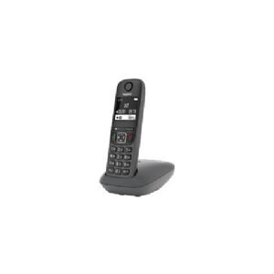 Gigaset Communications Gigaset AE690 - Analoges/DECT-Telefon - Kabelloses Mobilteil - Freisprecheinrichtung - 100 Eintragungen - Anrufer-Identifikation - Anthrazit (S30852-H2810-B133)