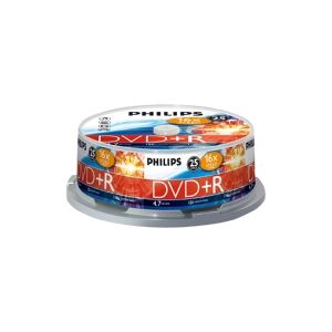 Philips DR4S6B25F - 25 x DVD+R - 4.7 GB (120min) 16x - spindle