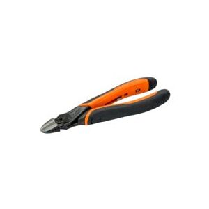 Bahco Sidebidetang, Ergonomisk to-komponent håndtag, Diagonal tang, 1,9 cm, 1,64 cm, 8 mm, Stål, Sort, Orange