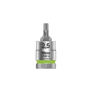 Wera 8740 A 05003331001 Unbrako Topnøgle-bit-indsats 2.5 mm 1/4 (6,3 mm)