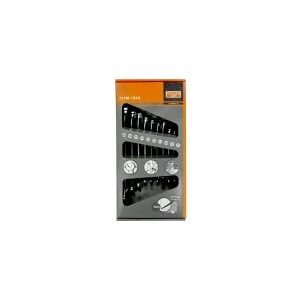 Bahco 111M/S10, 8,9,10,11,12,13,14,17,19,22 mm, Krom, Chrome-legeret stål, Krom, Mat, 960 g