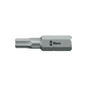 Wera 05056320001, 1 stk, Hexadecimal (metrisk), 4 mm, CE, GS, DVE, 25 mm, 25,4 / 4 mm (1 / 4)