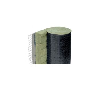 Isover (BD) SG DK bet.300104 ISOVER U Protect 50x600x6000mm - Sort, mineraluld trådvævsmåtte. Pakke af 2 rll