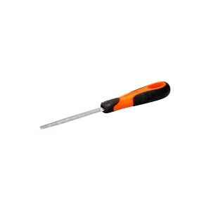 Bahco ERGO 1-210-12-1-2, Fil, Halv-rund fil, Bastard snit, Plast, Sort, Orange, Ergonomisk, Sikret greb