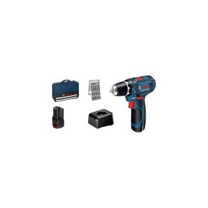 Bosch Powertools Bosch SKRUEMASKINE GSR12V-15 2X2AH 25XTB TASKE