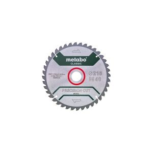 Metabo Classic Precision Cut Wood - Rundsavsklinge - 216 mm - 40 tænder