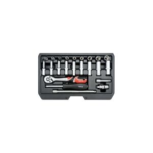 Yato Socket Wrench Set 1/4 23pcs (YT-14451)