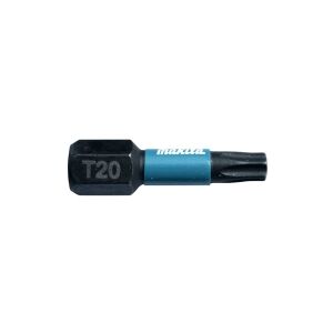 Makita Impact Black - Stødskruetrækkerbit - 2 stykker - torx - T20 - sekskantet - længde: 25 mm