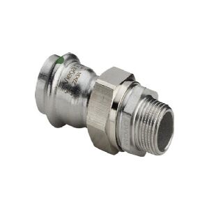 VIEGA 28 mm x 1 Union Sanpress Inox-stik/nippel