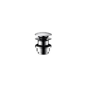 HansGrohe Push-open bundventil steel optic