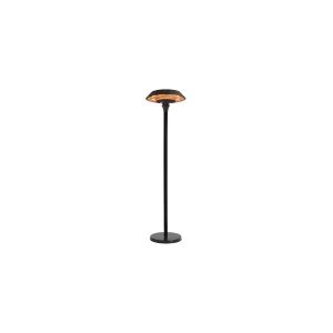 NSH Nordic HORTUS Terrassevarmer gulvmodel UFO 800/1200/2000 W, HA, med fjernbetjening, sort (211-379)