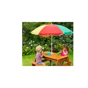 Plum Træ Børne Havebord med parasol