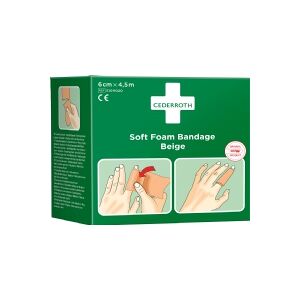 Bandage Cederroth, beige, 6 cm x 4,5 m