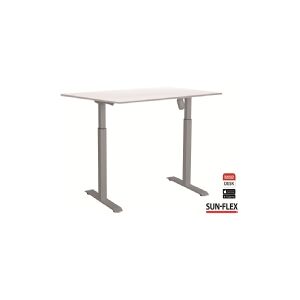 Hæve-sænkebord SUN-FLEX®EASYDESK ADAPT VI hvid 120x80 cm