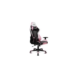 DRIFT DR175PINK, Universal gamingstol, 150 kg, Polstret sæde, Polstret ryglæn, Sort/pink, Nylon