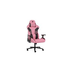 Genesis Nitro 720 - Spillestol - ergonomisk - armstøtter - T-formet - vippe - drejeled - økolæder - sort, pink