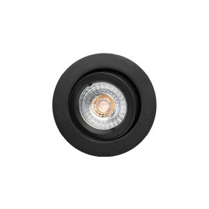 sg armaturen Downlight Jupiter Outdoor LED 6W 3000K, GU10, 230V, sort