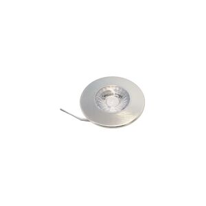 Nordtronic Downlight Gabriella 350mA LED 4W 927, 294 lumen, 35°, børst. alu