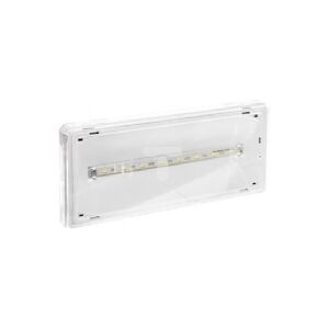 AWEX Emergency lighting fitting EXIT IP65 1W 1h double task white ETE/1W/CSA/X/WH - ETE/1W/CSA/X/WH