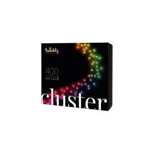 Twinkly Cluster 400 LED'er flerfarvet RGB - 6 meter/400 lys