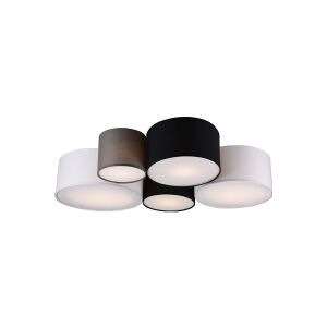 Trio Hotel ceiling lamp 5 x E27, multicolored