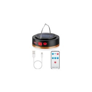 Goobay 60344, USB powered camping lantern, Sort, Guld, Rød, Hvid, Acrylonitrilbutadienstyren, Polypropylen (PP), Bøjlekrog, Vandtæt, IP44