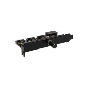 Lamptron CFP30-blæser og RGB LED-controller til PCI-slot - sort