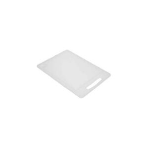 Multi Skærebræt 36x25x0.8 cm med Saftrille PE Plast Hvid,10 stk/krt