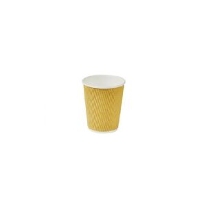 Multi Kaffebæger Pap Ø62x60mm 10cl 3.5oz Ripple wall Til Espresso Natur,20 ps x 25 stk/krt