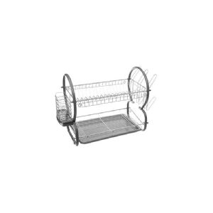 Five_S_Smart Metal + Plastic Dish Rack 55.5X25.5X38cm