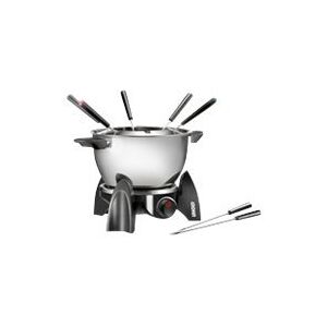 UNOLD FONDUE SET - Fonduegryde - 500 W - sort/rustfrit stål