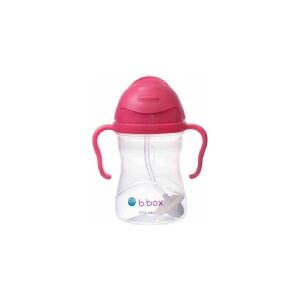 B.Box Innovative Water Bottle with Straw Raspberry New 240ml 6m + B.Box