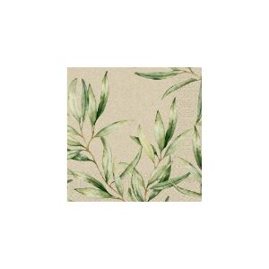 Serviet Duni 33x33 cm 3-lag Foliage,10 pk x 50 stk/krt