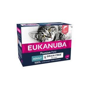 Eukanuba Euk Cat Adult Salmon Pate 12x85g