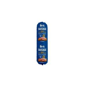 Brit Premium Sausage with Beef & Fish-Sport formula 800g - (12 pk/ps)