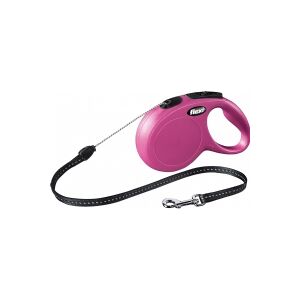 flexi New Classic snor S, 8M, 12KG, pink