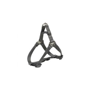 Trixie Premium One Touch harness, M: 50–65 cm/20 mm, graphite