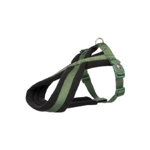 Trixie Premium touring harness, S–M: 40–70 cm/20 mm, forest